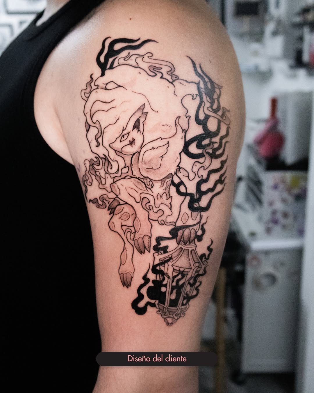 Tatuaje diseño del cliente por Tattoos x Roditas en Guatemala
